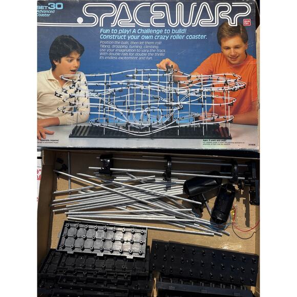 SpaceRail Niveau 2 – Course De Marbre Spacewarp Avec Ascenseur électrique – 10 Mètres De Piste
